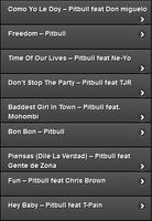 برنامه‌نما Top Pitbull Songs and Lyrics عکس از صفحه