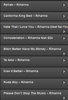 Rihanna Songs & Lyrics App स्क्रीनशॉट 3