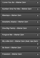 Maher Zain All Song Lyrics Poster