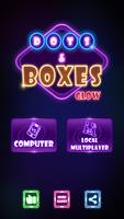 Dots & Boxes Glow Plakat