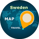 Peta perjalanan di Swedia APK