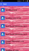 Sweet Memories Mp3 Love Songs Screenshot 1