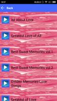 Sweet Memories Mp3 Love Songs screenshot 1