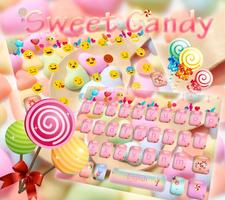 1 Schermata Caramella tastiera Tema Candy