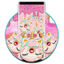 Süßes Donuts-Einhorn-Thema APK