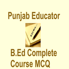 Educator B.Ed Complete mcq ícone