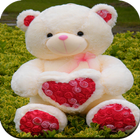 Cute Teddy Bear wallpaper Zeichen