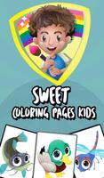 Sweet Coloring Pages Kids Affiche