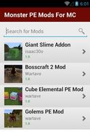 Monster PE Mods For MC تصوير الشاشة 1