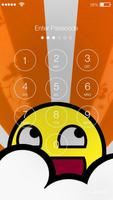 Emoji Smile PIN Lock Screen imagem de tela 1