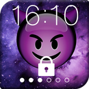 Emoji Purple Devil - PIN Lock. APK