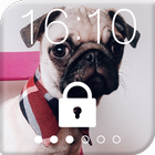 Funny Pug Сomic Lock Screen icône