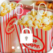 Fun Popcorn PIN Lock Screen