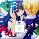 Anime Girl Love HD Lock Screen APK