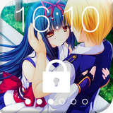 Anime Girl Love HD Lock Bildschirm Zeichen