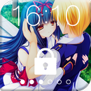 Anime Girl Love HD Lock Screen aplikacja