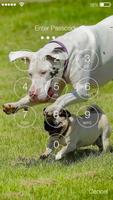 Cute pug runs - Lock Screen. capture d'écran 1