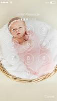 Sweet Baby Girl Lock Screen اسکرین شاٹ 1