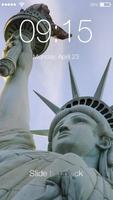 USA Statue of Liberty PIN Lock Affiche