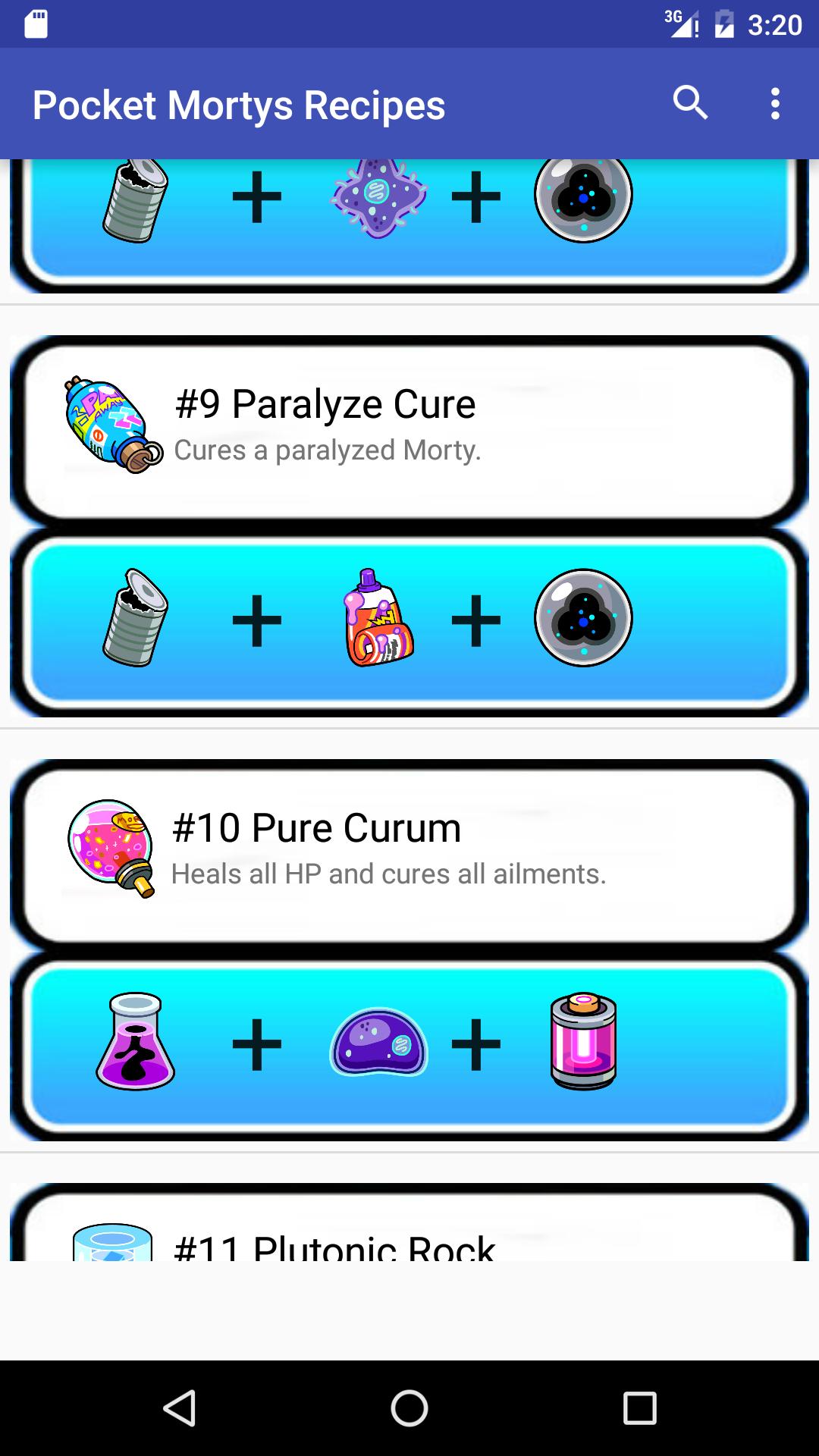 Recipes for Pocket Mortys for Android APK Download