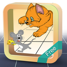 Cats Hunting a Mouse : The Chase Game icône
