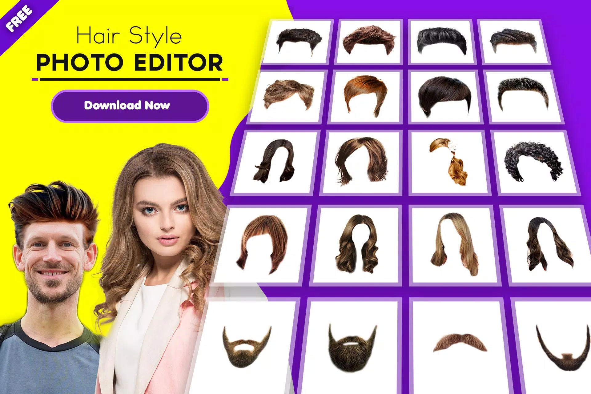Hair Styler: The Hair Style Photo Editor App APK للاندرويد تنزيل