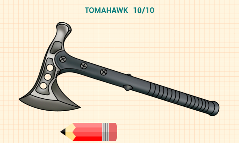 Featured image of post How To Draw A Tomahawk Step By Step This allows them to soar
