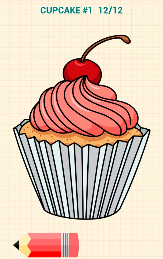 Game: speed draw #dessert #cupcake #sprinkles #drawing #art #fypart #