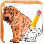 How to Draw Dogs أيقونة