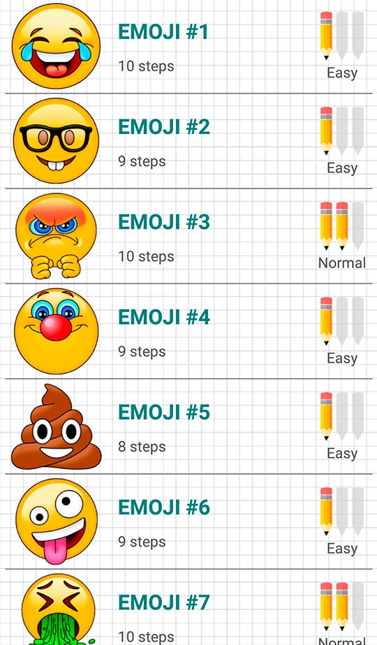 Descarga de APK de Cómo Dibujar Emoticonos Emoji para Android Descarga de APK de Cómo Dibujar Emoticonos Emoji para Android