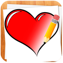 Como Desenhar Corações do Amor APK