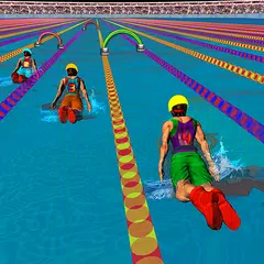 Скачать Swimming Pool Flip Diving Swimming Race 3D APK
