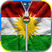 Kurdistan Zipper Kurdish Flag