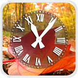 Autumn Leaves Clock LWP Zeichen