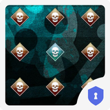 Blue Skull Theme ikona