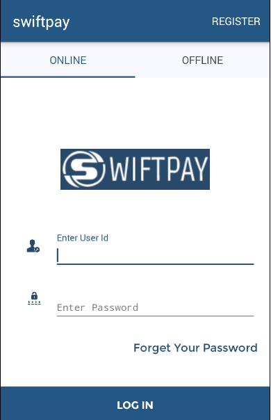 Регистрация offline. SWIFTPAY.