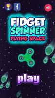 Fidget Spinner - Flying Space الملصق