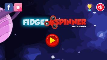 Fidget Spinner - Hand Space plakat