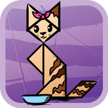 Puzzle Art: Cat Tangrams 2