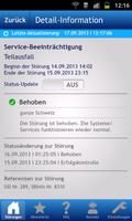 Swisscom Service Inspector تصوير الشاشة 1