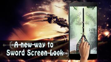 Sword Screen Lock Affiche