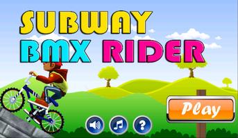 Fun Subway BMX Rider Affiche