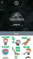 Jurassic World: Fallen Kingdom Stickers captura de pantalla 1