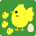 Happy Chicken lay eggs