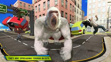 Angry Gorilla Rampage Attack Beast City Smasher capture d'écran 1