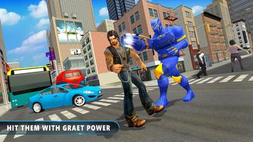 Black Panther Superhero Crime City Rescue Fighting screenshot 1