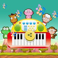 Baby Piano for Kids with animal voice capture d'écran 2