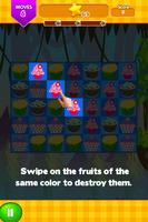 Cupcake Fruit Mania : sweet cake الملصق