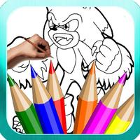 Coloring Sonic and Friends app free स्क्रीनशॉट 2