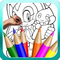 Coloring Sonic and Friends app free स्क्रीनशॉट 3